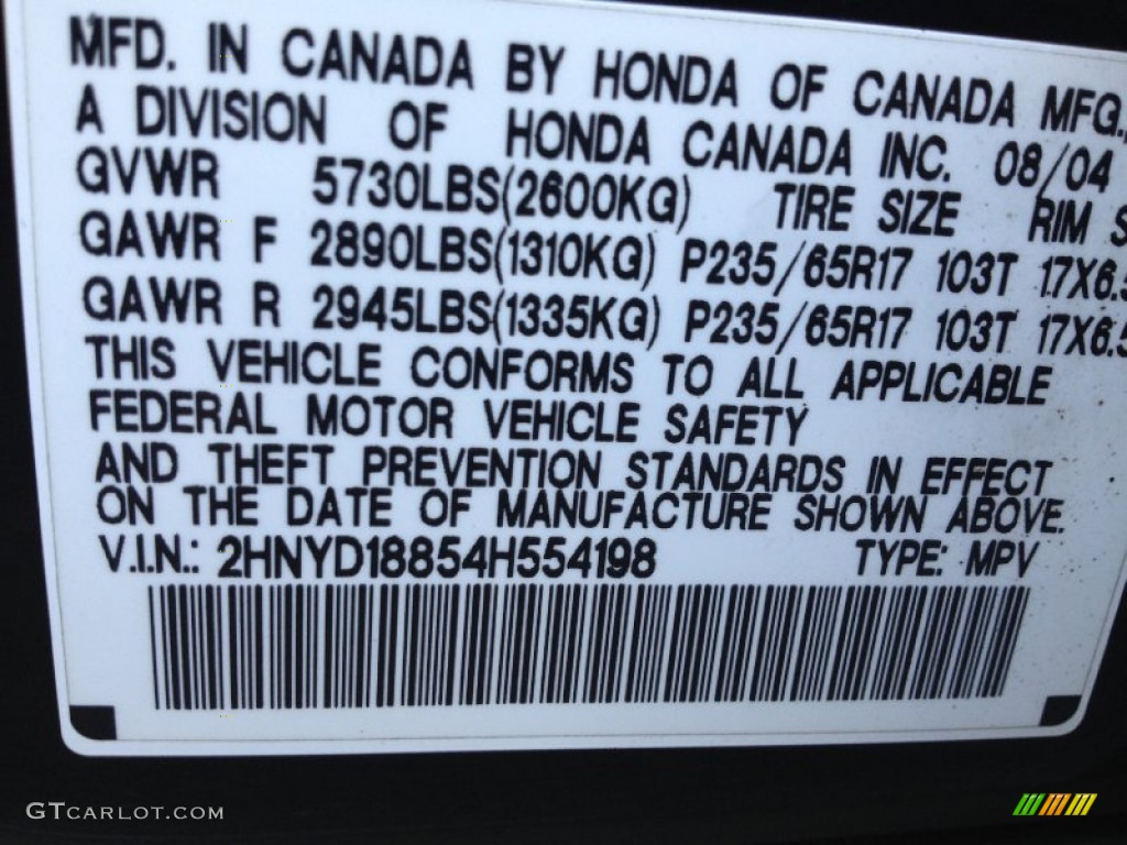 2004 MDX  - Nighthawk Black Pearl / Ebony photo #54