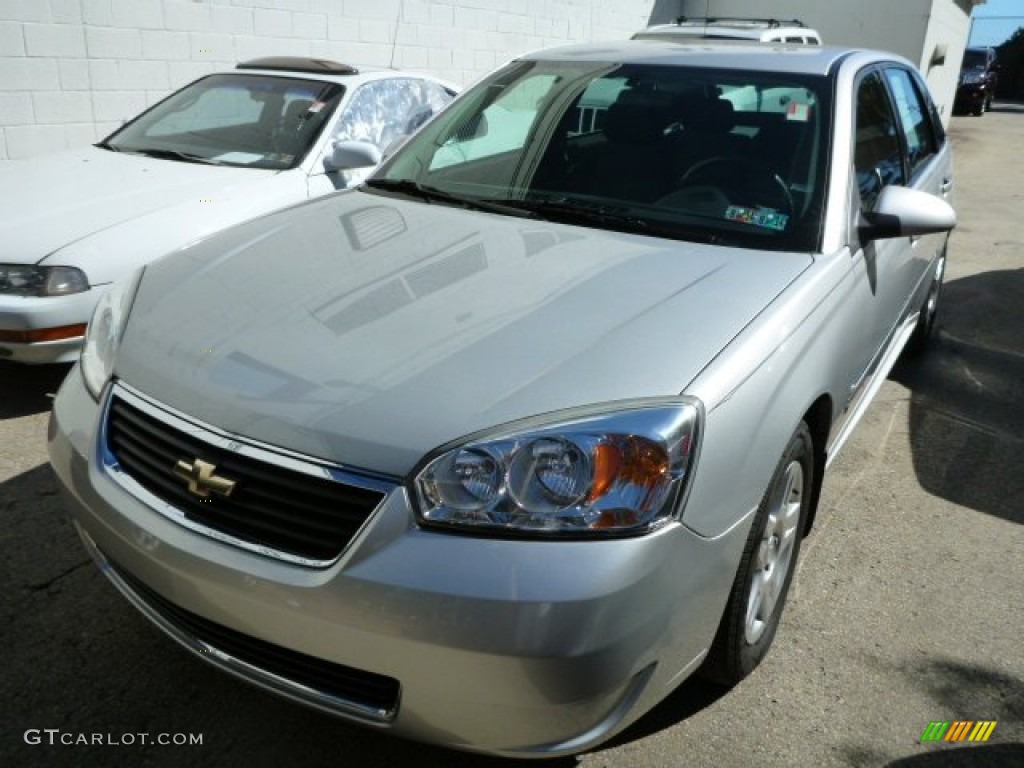2006 Malibu Maxx LT Wagon - Silverstone Metallic / Ebony Black photo #7