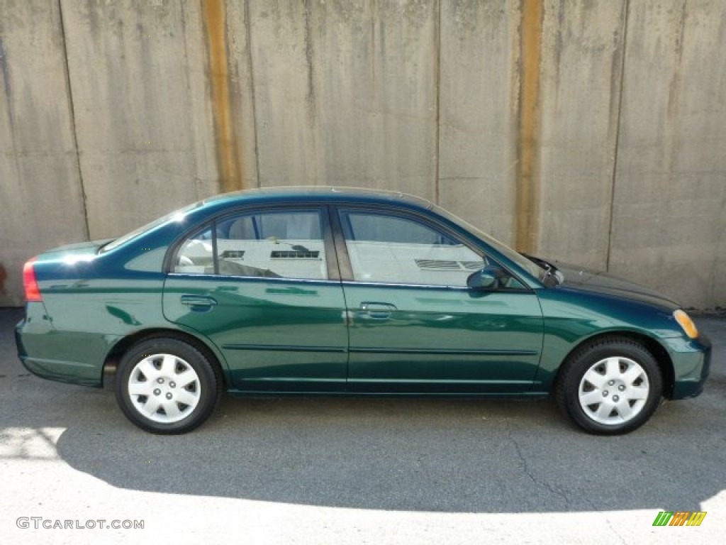 Clover Green 2001 Honda Civic EX Sedan Exterior Photo #85485566