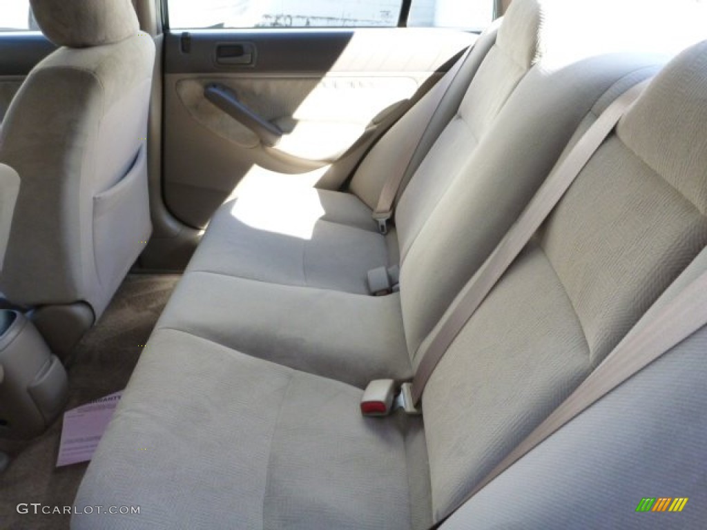 Beige Interior 2001 Honda Civic EX Sedan Photo #85485698