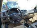 Beige 2001 Honda Civic EX Sedan Dashboard