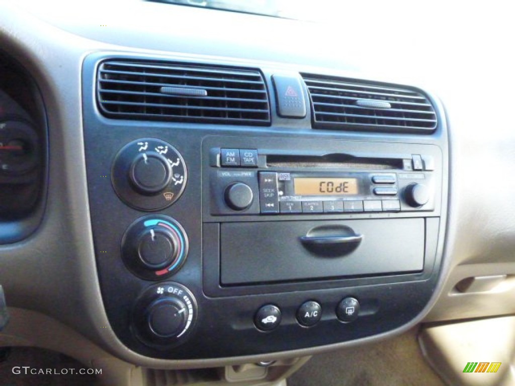 2001 Honda Civic EX Sedan Controls Photos