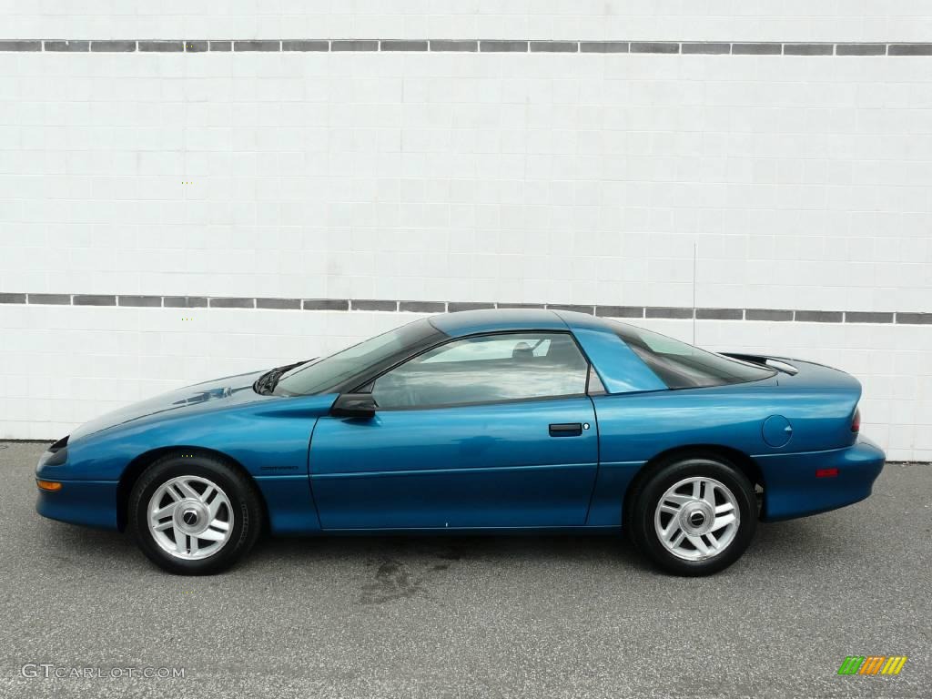 Bright Teal Metallic Chevrolet Camaro