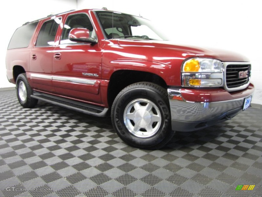 2005 Yukon XL SLT 4x4 - Sport Red Metallic / Neutral/Shale photo #1