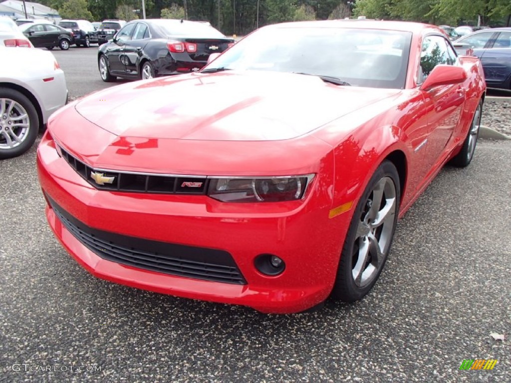 Red Hot 2014 Chevrolet Camaro LT/RS Coupe Exterior Photo #85487663