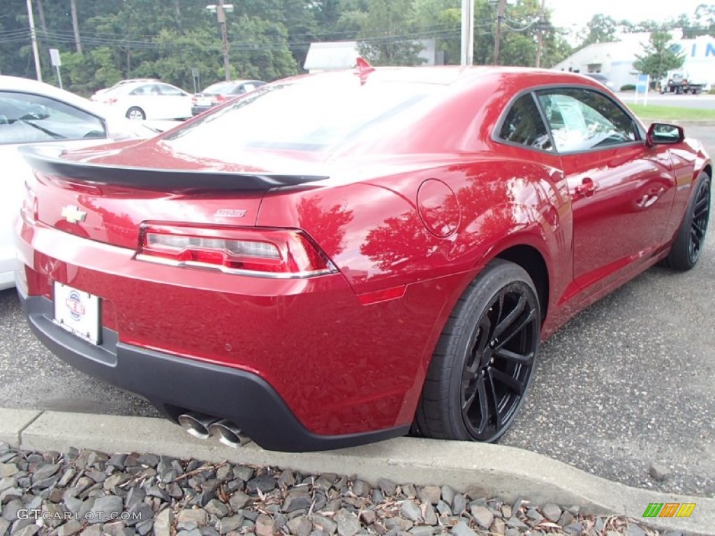 2014 Camaro SS/RS Coupe - Crystal Red Tintcoat / Black photo #2