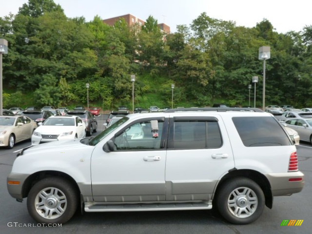 2003 Mountaineer Convenience AWD - Oxford White / Medium Dark Parchment photo #2