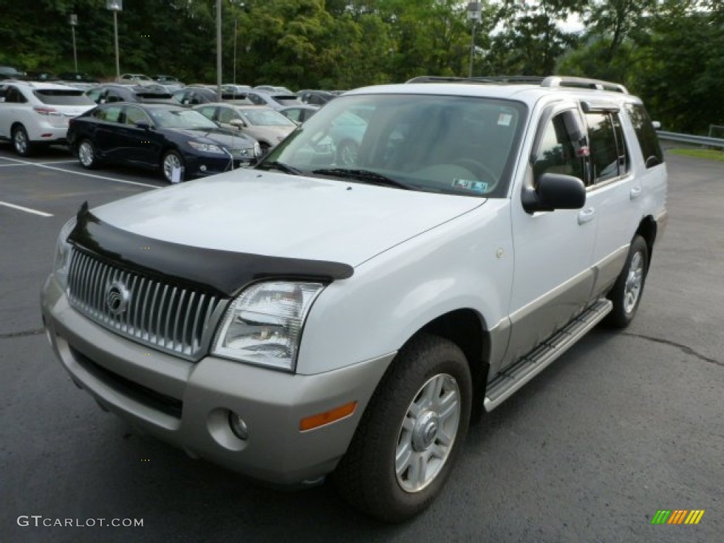2003 Mountaineer Convenience AWD - Oxford White / Medium Dark Parchment photo #3
