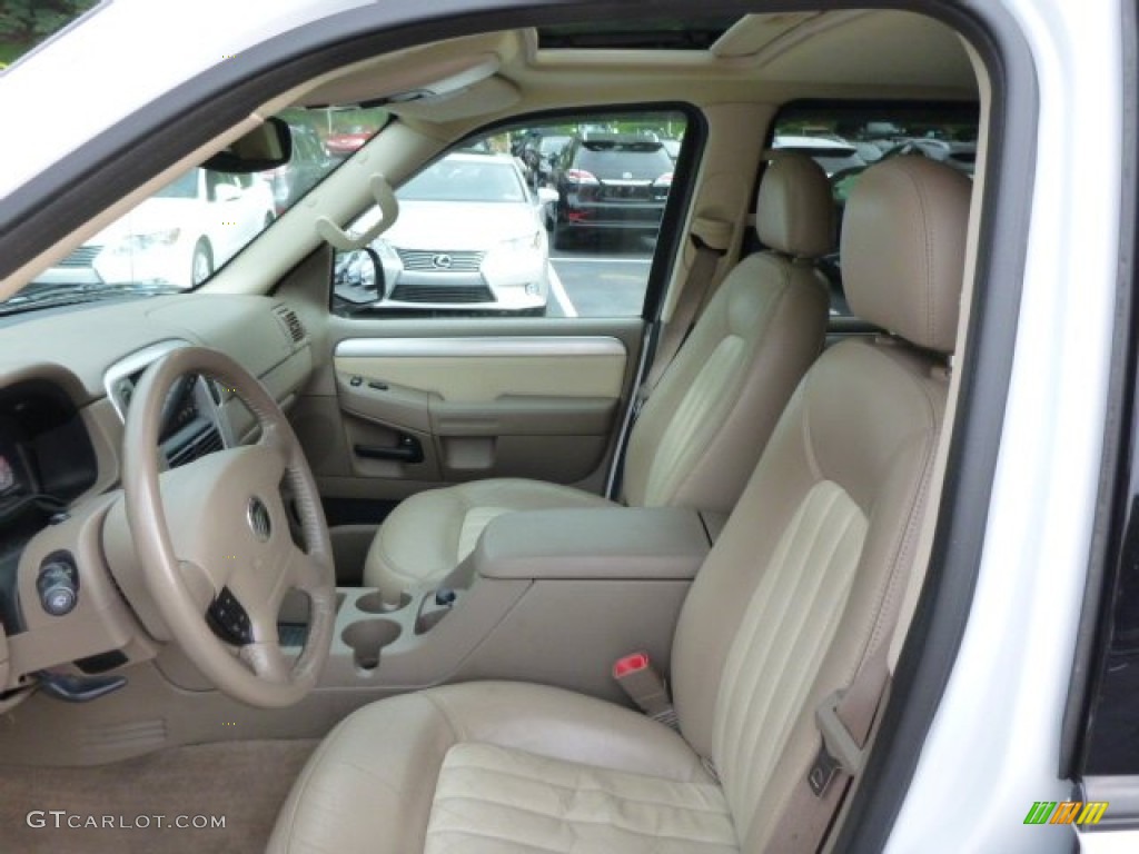 2003 Mountaineer Convenience AWD - Oxford White / Medium Dark Parchment photo #4