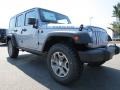 2014 Billet Silver Metallic Jeep Wrangler Unlimited Rubicon 4x4  photo #4