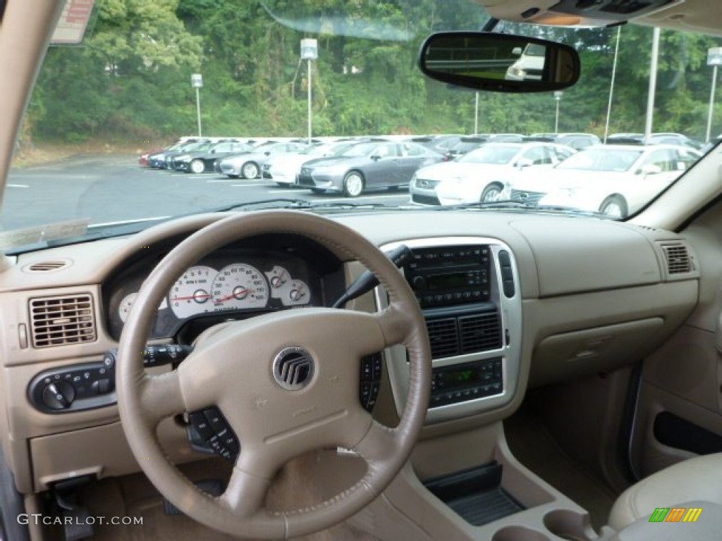 2003 Mountaineer Convenience AWD - Oxford White / Medium Dark Parchment photo #6