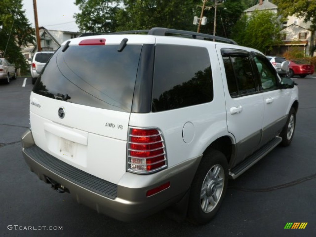 2003 Mountaineer Convenience AWD - Oxford White / Medium Dark Parchment photo #11
