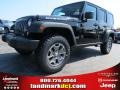 Black 2014 Jeep Wrangler Unlimited Rubicon 4x4