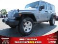 2014 Billet Silver Metallic Jeep Wrangler Unlimited Sport S 4x4  photo #1