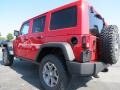 Flame Red 2014 Jeep Wrangler Unlimited Rubicon 4x4 Exterior