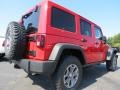 Flame Red - Wrangler Unlimited Rubicon 4x4 Photo No. 3