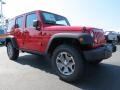 Flame Red - Wrangler Unlimited Rubicon 4x4 Photo No. 4