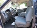 Black/Diesel Gray 2014 Ram 1500 Express Regular Cab Interior Color