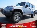 2014 Billet Silver Metallic Jeep Wrangler Unlimited Rubicon 4x4  photo #1