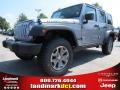 2014 Billet Silver Metallic Jeep Wrangler Unlimited Rubicon 4x4  photo #1