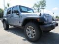 2014 Billet Silver Metallic Jeep Wrangler Unlimited Rubicon 4x4  photo #4