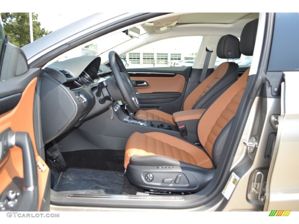 Truffle/Black Interior 2014 Volkswagen CC Executive Photo #85490519