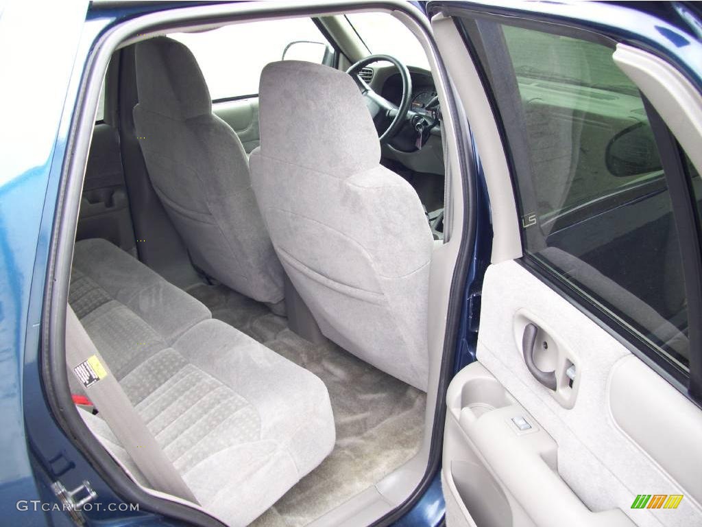 2002 Blazer LS 4x4 - Indigo Blue Metallic / Medium Gray photo #8