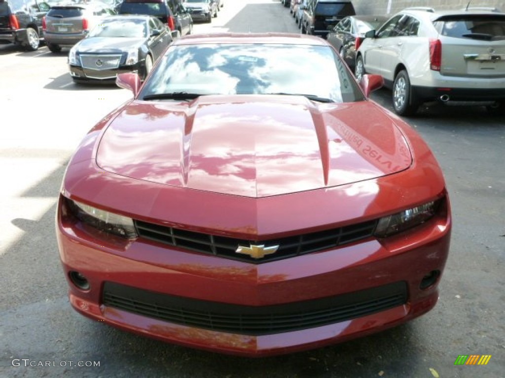 2014 Camaro LT Coupe - Red Rock Metallic / Black photo #8