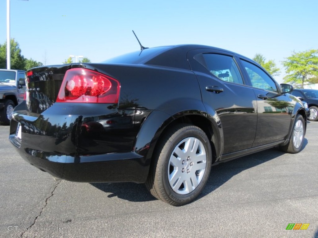 Black Clear Coat 2014 Dodge Avenger SE Exterior Photo #85491311