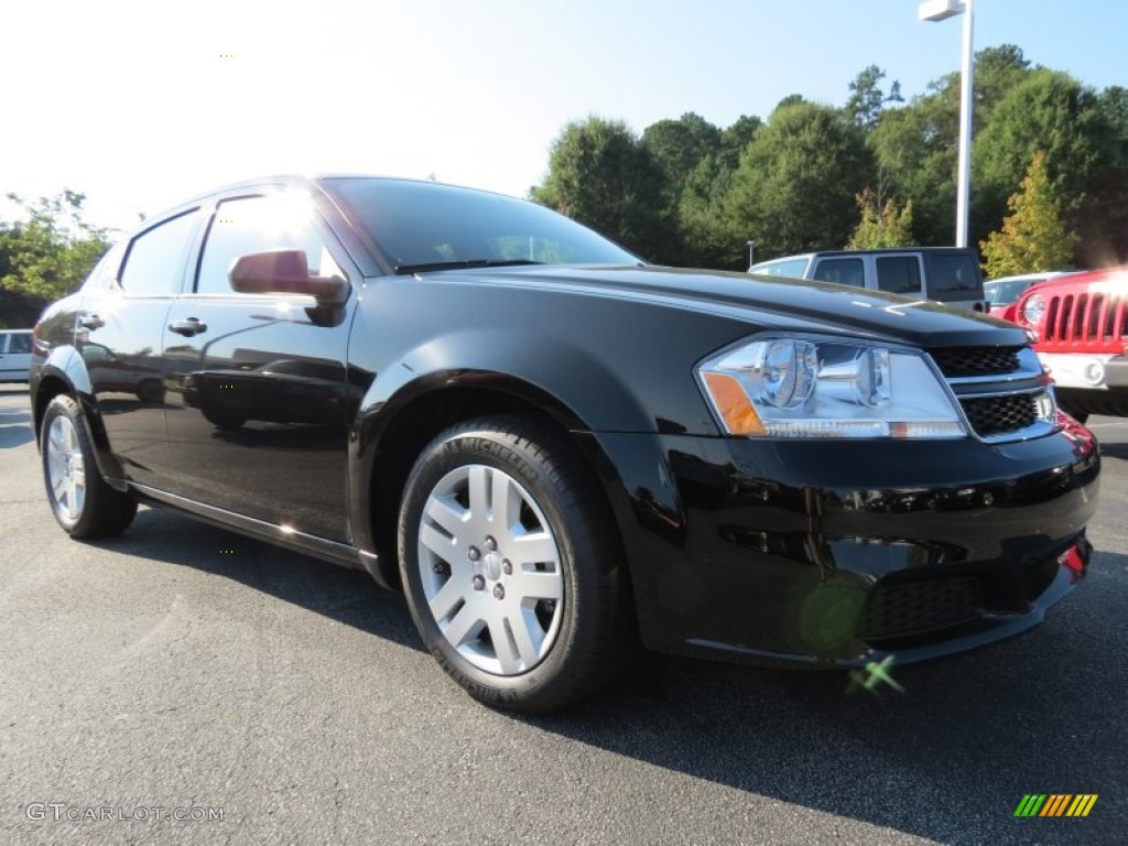 Black Clear Coat 2014 Dodge Avenger SE Exterior Photo #85491332