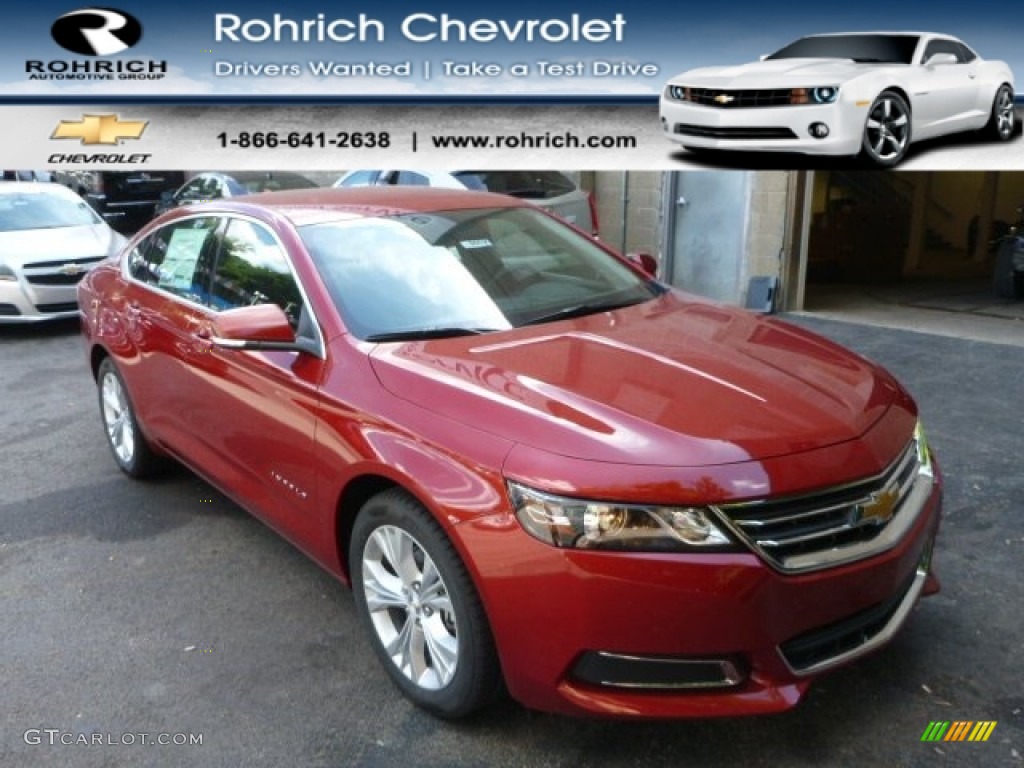 2014 Impala LT - Crystal Red Tintcoat / Jet Black photo #1