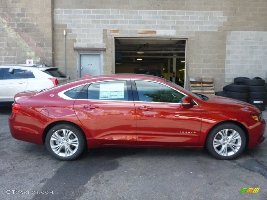 2014 Impala LT - Crystal Red Tintcoat / Jet Black photo #2