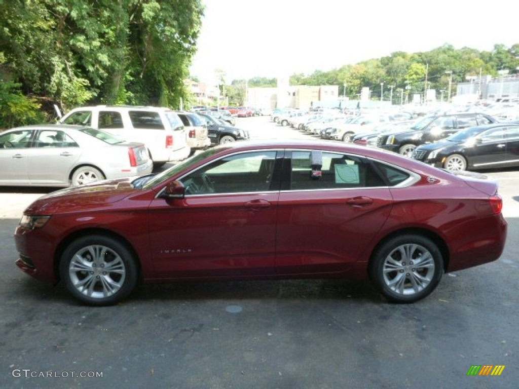 2014 Impala LT - Crystal Red Tintcoat / Jet Black photo #6