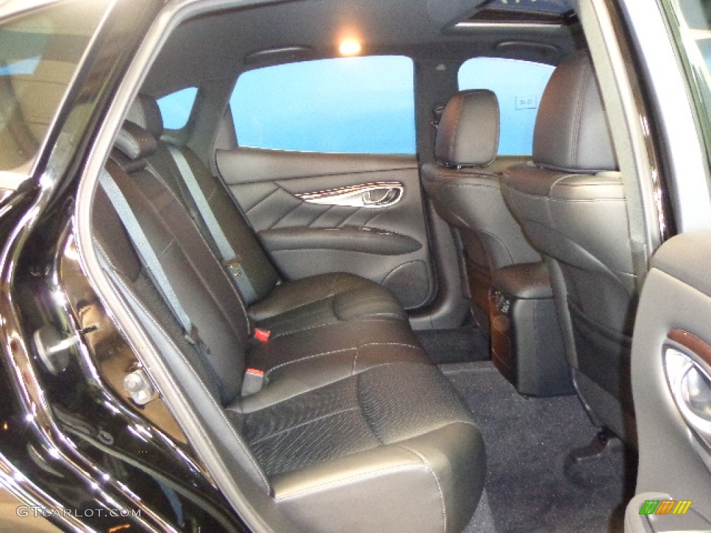 Graphite Interior 2013 Infiniti M 56x AWD Sedan Photo #85492397