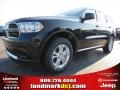 2013 Brilliant Black Crystal Pearl Dodge Durango SXT  photo #1