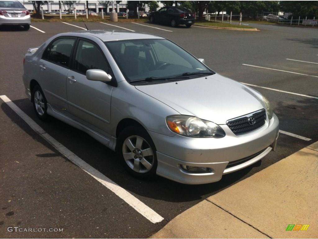 2005 Corolla S - Silver Streak Mica / Black photo #1