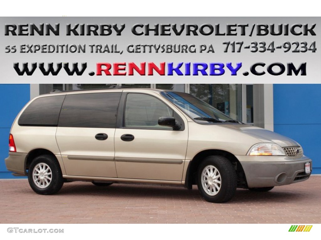 2001 Windstar LX - Harvest Gold Metallic / Medium Parchment photo #1