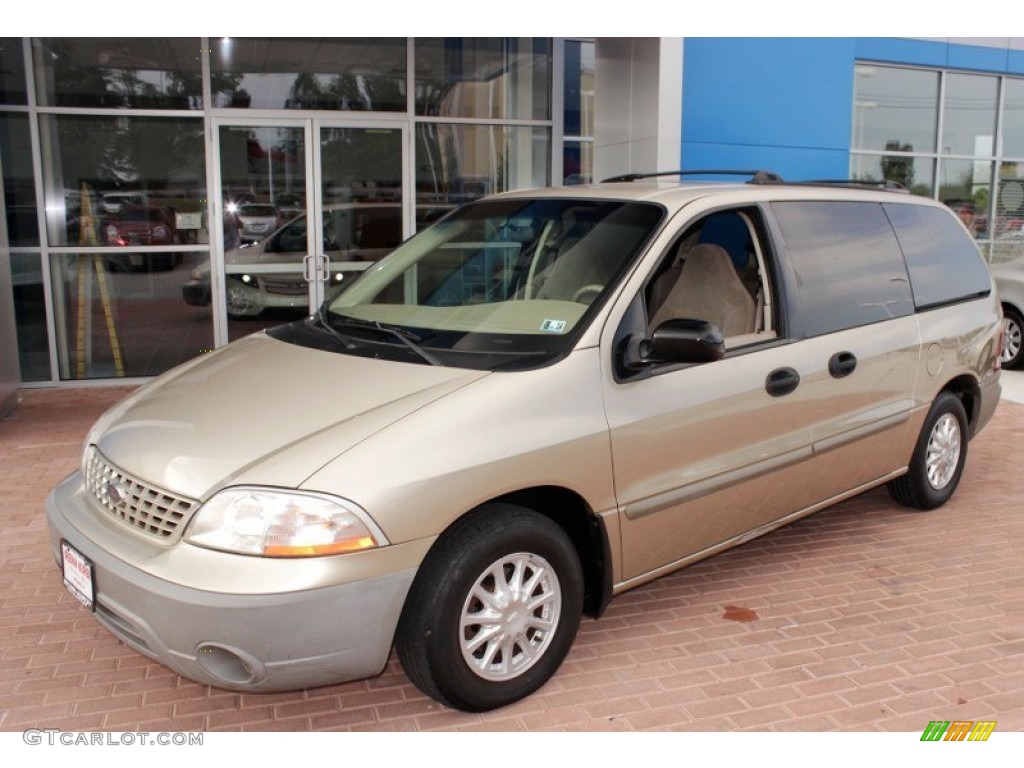 2001 Windstar LX - Harvest Gold Metallic / Medium Parchment photo #3