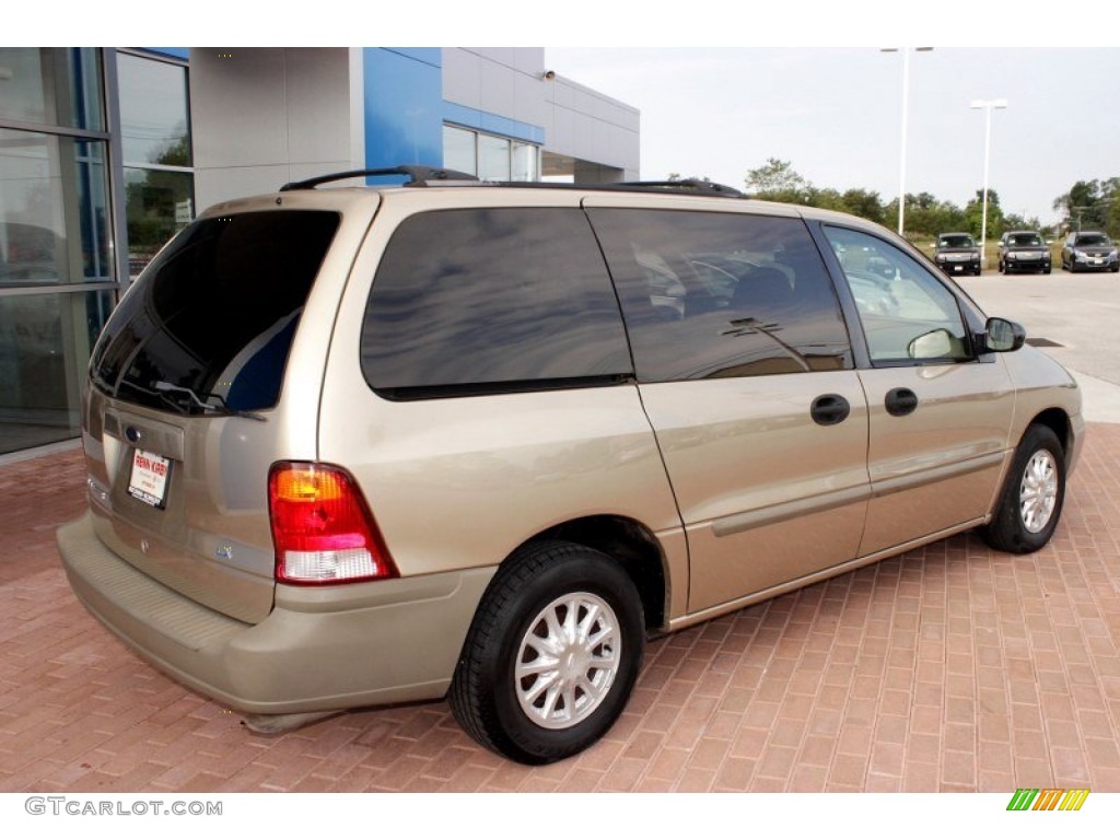 2001 Windstar LX - Harvest Gold Metallic / Medium Parchment photo #11