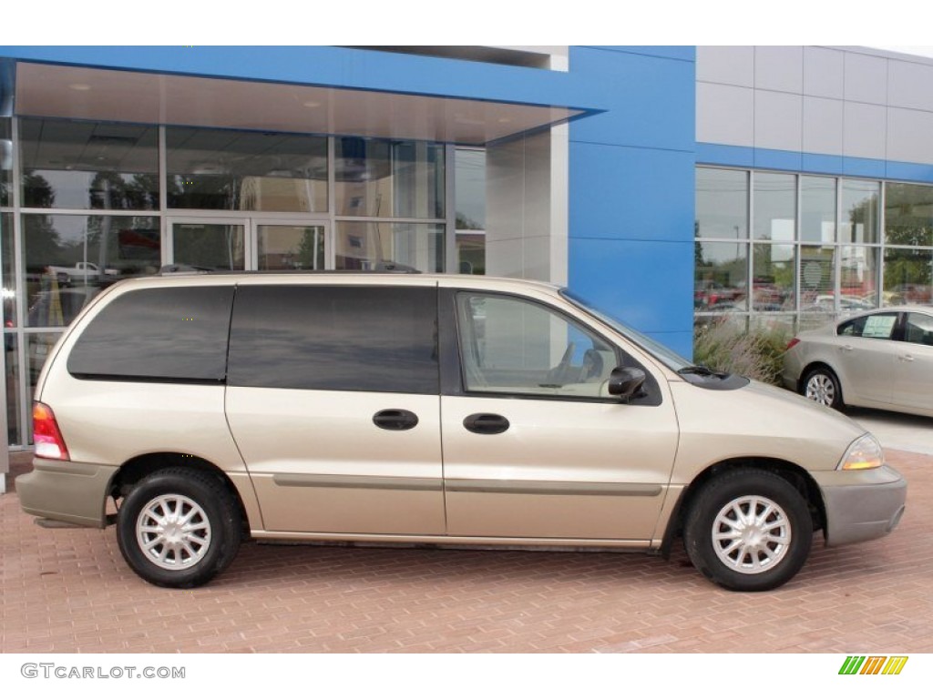 2001 Windstar LX - Harvest Gold Metallic / Medium Parchment photo #12