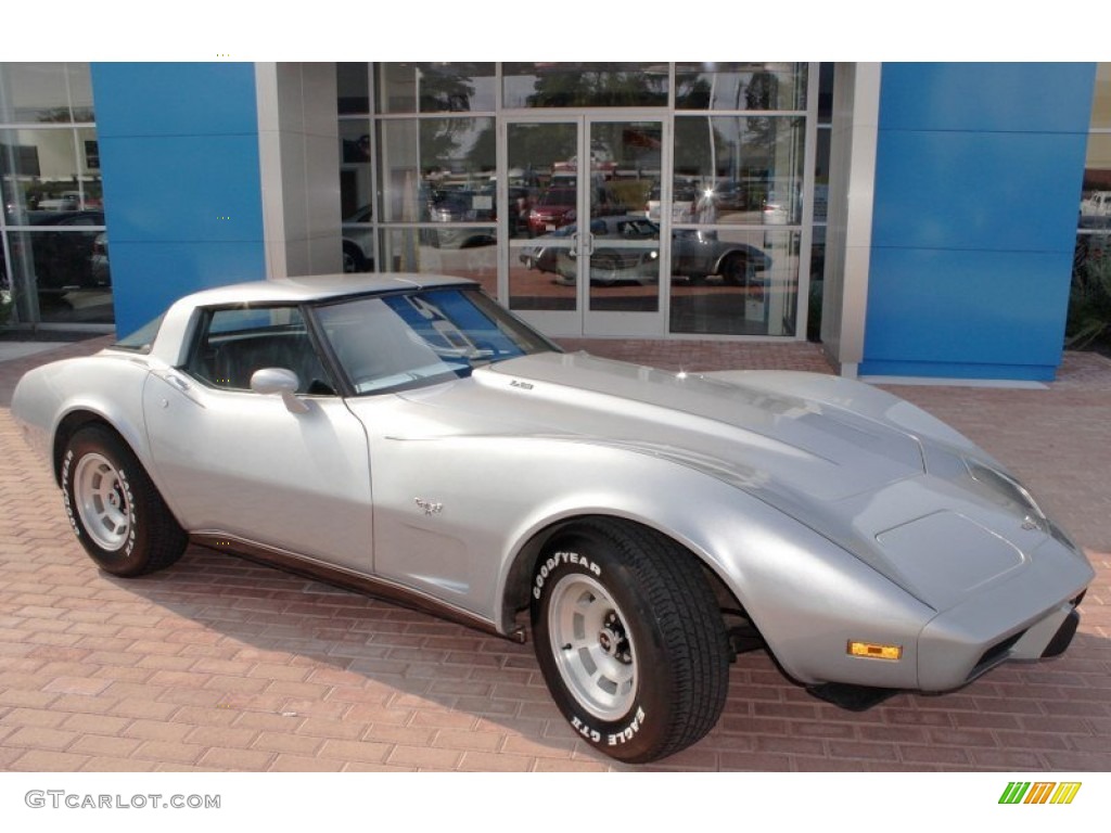 Silver 1979 Chevrolet Corvette Coupe Exterior Photo #85494116