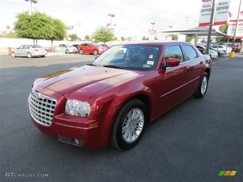 2007 300 Limited - Inferno Red Crystal Pearlcoat / Dark Slate Gray/Light Graystone photo #3