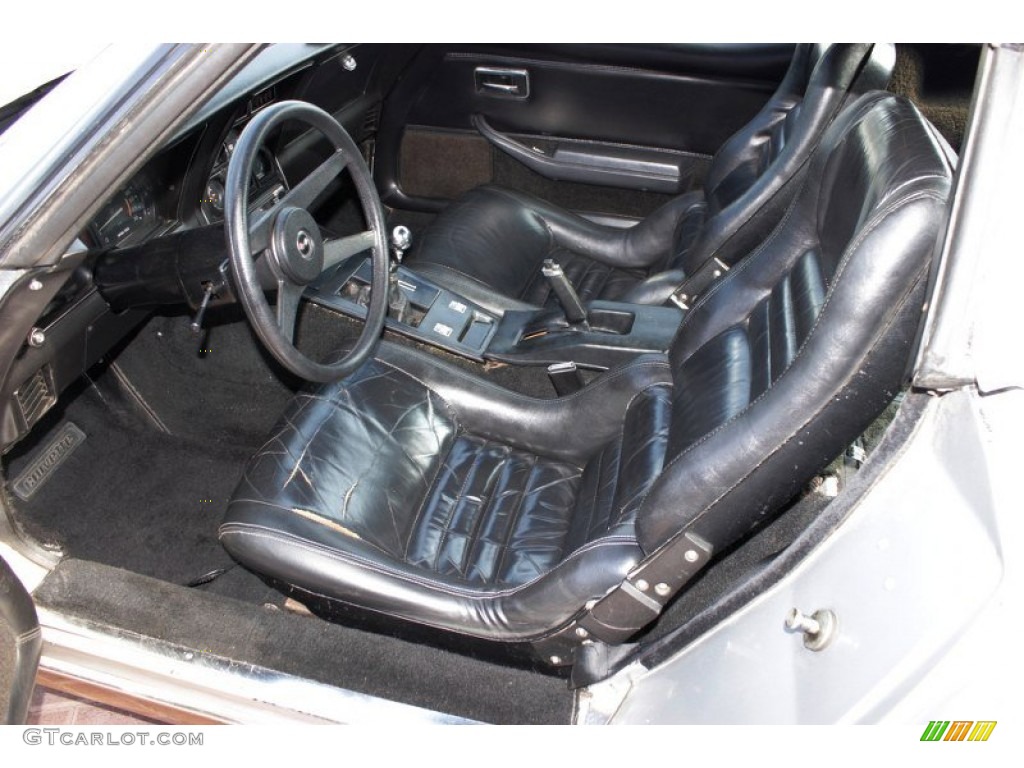 Black Interior 1979 Chevrolet Corvette Coupe Photo #85494242