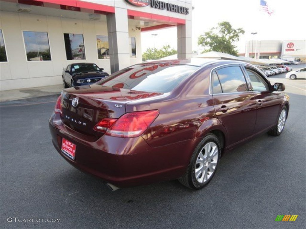 2008 Avalon XLS - Cassis Red Pearl / Ivory Beige photo #7