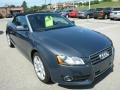 2011 Meteor Grey Pearl Effect Audi A5 2.0T quattro Convertible  photo #9