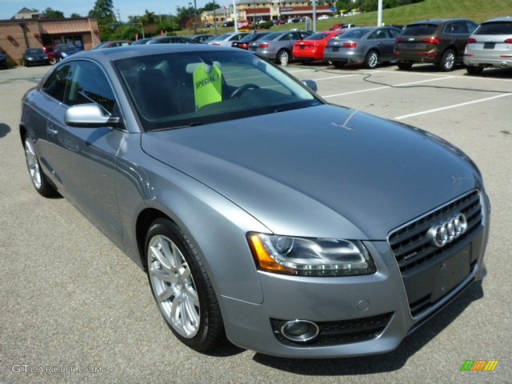 Quartz Grey Metallic 2011 Audi A5 2.0T quattro Coupe Exterior Photo #85495511
