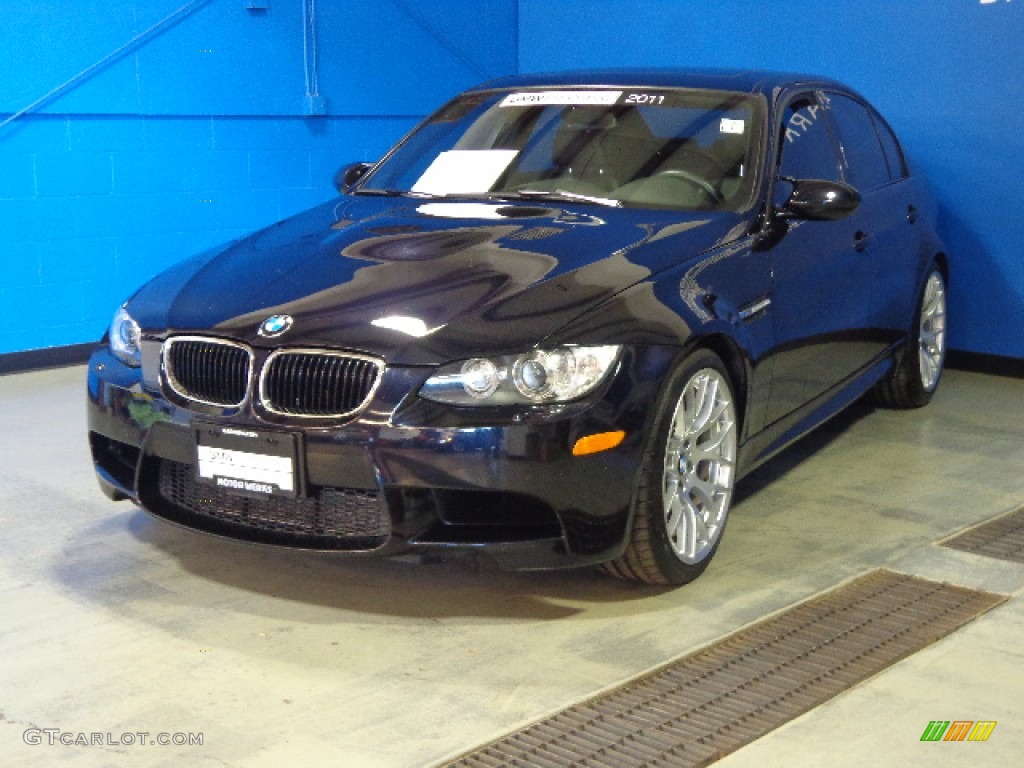 2011 M3 Sedan - Jerez Black Metallic / Black Novillo Leather photo #3