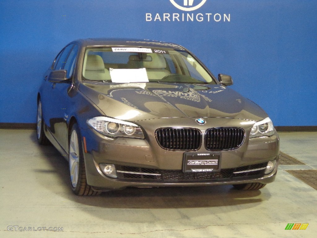 2011 5 Series 535i xDrive Sedan - Mojave Brown Metallic / Oyster/Black photo #1