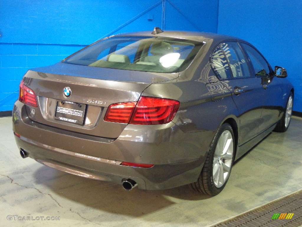 2011 5 Series 535i xDrive Sedan - Mojave Brown Metallic / Oyster/Black photo #14