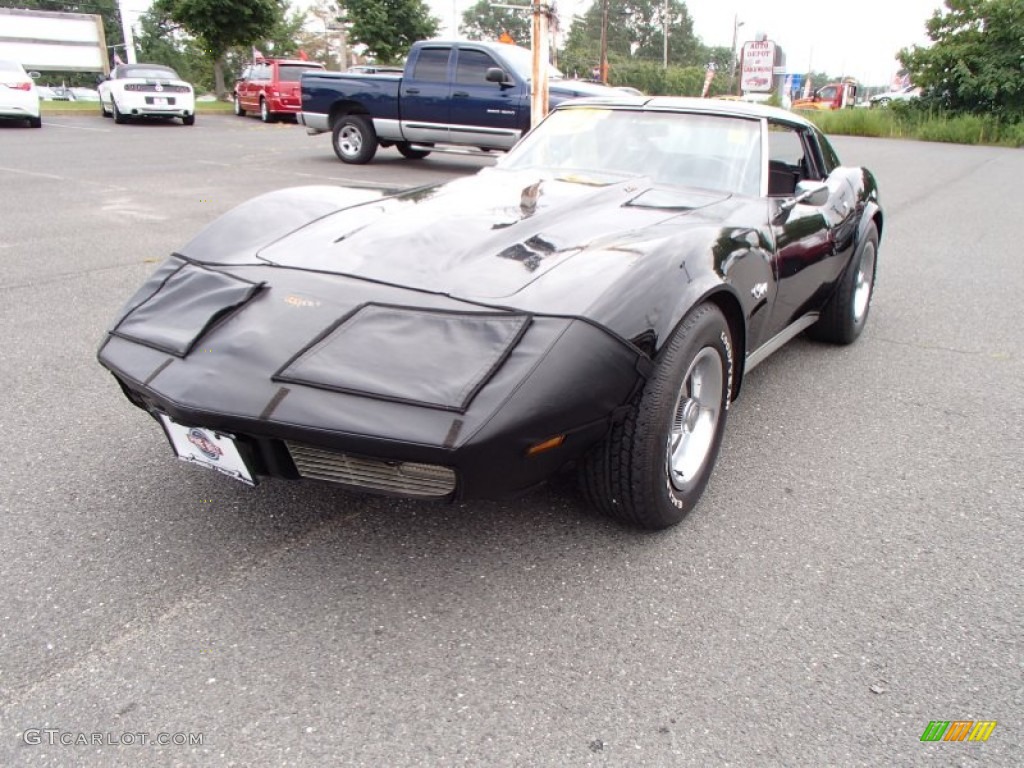 1974 Corvette Stingray Coupe - Black / Black photo #1